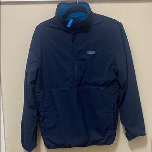Patagonia Blue Windbreaker Jacket with Logo